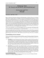 Discussion Paper Mai/Juni 2004 - Bgf-Berlin