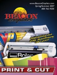 800 762-9205 - Beacon Graphics