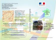 Programme de la journÃ©e d'Ã©changes - DREAL Bourgogne