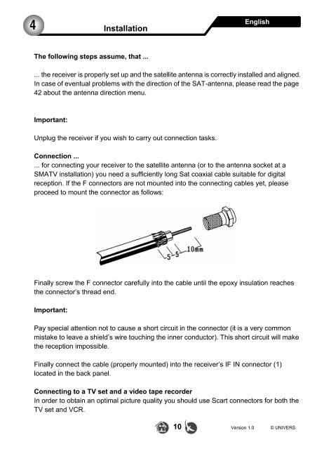 Manual (PDF) - Univers by FTE