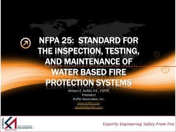 nfpa 25: standard for the inspection, testing, and maintenance of ...