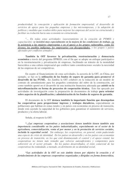 Desempleo en Chile y algunas propuestas para generar trabajo.