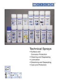 Technical Sprays - Weicon.com