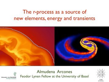 Nucleosynthesis of heavy elements in neutrinodriven winds.