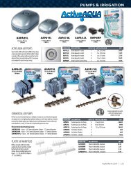 PUMPS & IRRIGATION - Hydrofarm