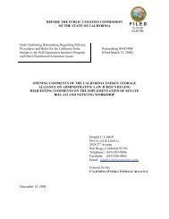 SGIP SB 412 Implementation Comments - California Energy Storage ...