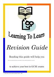 GCSE Revision Guide submitted by Andy Grant of Castle School