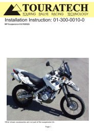 Installation Instruction: 01-300-0010-0 - Touratech-USA