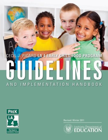 LA 4 Guidelines and Implementation Handbook - Louisiana ...
