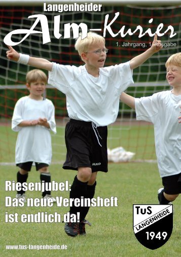 Riesenjubel: Das neue Vereinsheft ist endlich da! Riesenjubel: Das ...