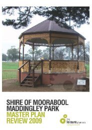 Maddingley Park Master Plan Report Aug 09.pdf - Moorabool Shire ...