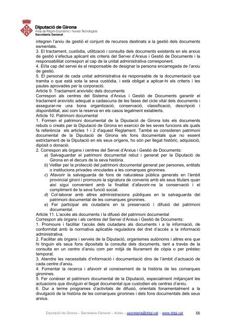 Acta del Ple Ordinari de juny de 2013 - DiputaciÃ³ de Girona