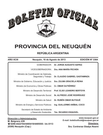 03364 - BoletÃ­n Oficial