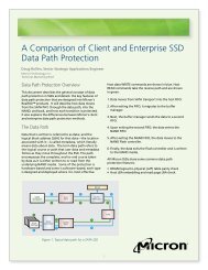 A Comparison of Client and Enterprise SSD Data Path ... - Micron