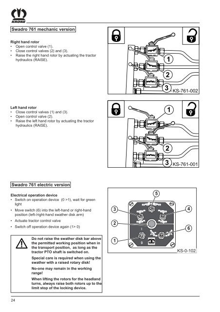 Operating manual No. 677-1 USA