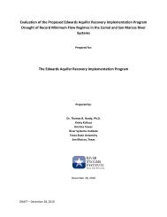 Evaluation of the Proposed Edwards Aquifer Recovery ... - EAHCP