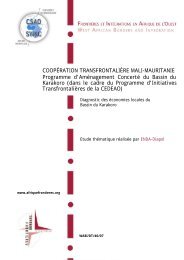 Etude diagnostic sur l'économie locale dans le Karakoro - Enda Diapol