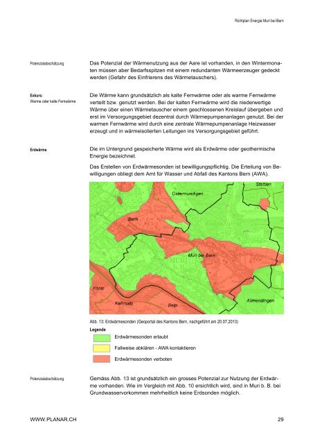 Richtplan Energie - Muri bei Bern