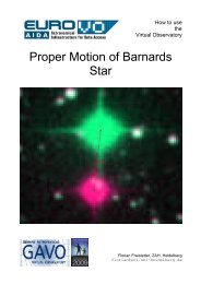 Proper Motion of Barnards Star - INAF-OAT