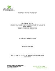 Document d'accompagnement - MRC BROME-MISSISQUOI