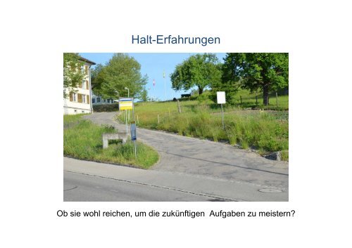 âHaltâ im Platanenhof â Chancen und Risiken - Murg Stiftung