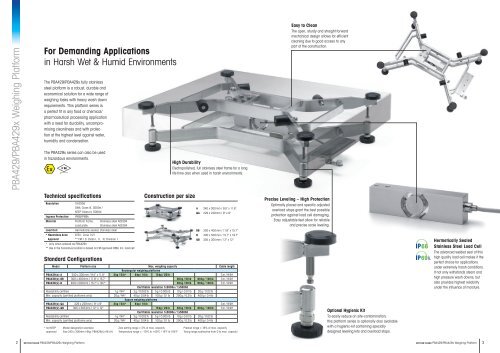 W eighing Platform - METTLER TOLEDO