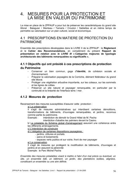 dossier zone de protection du patrimoine - La Seyne-sur-Mer