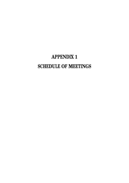 Appendix 1 - Schedule of Meetings (2) - Southwark Council ...