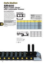 Nylon Cable Chain with removable frames - Apneumatika