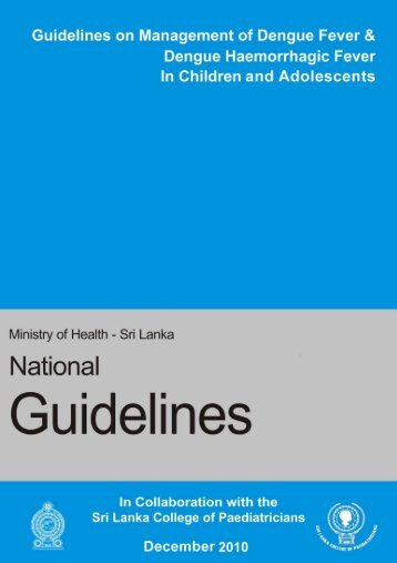 Guidelines on Management of DF / DHF in Children