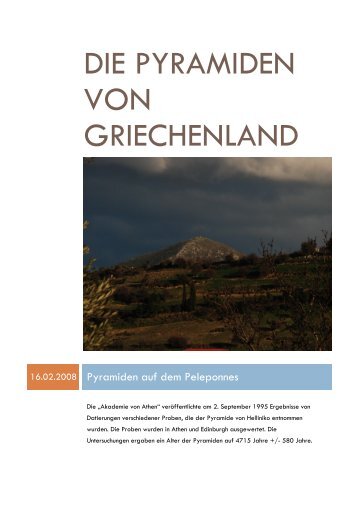 Printversion: "Die Pyramiden von Griechenland - Diotima Fachschule