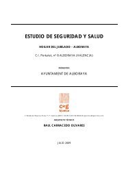 ESTUDIO DE SEGURIDAD Y SALUD - Alboraya