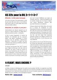 GS 32h: pour la DO, 5+1+1+3=7 4-FLIGHT, MAIS ... - UNSA ICNA