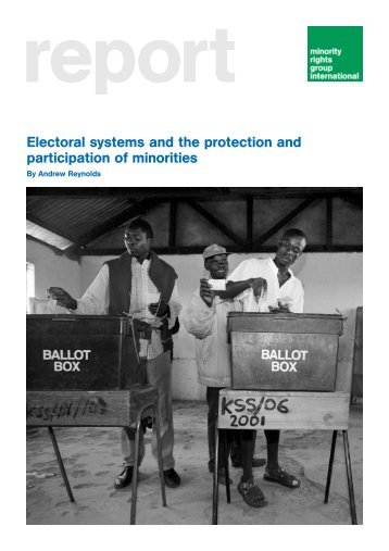 Electoral systems and the protection and participation of minorities
