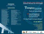 programa_xxvi_tampico patologia_13_feb 09 - Instituto Nacional de ...