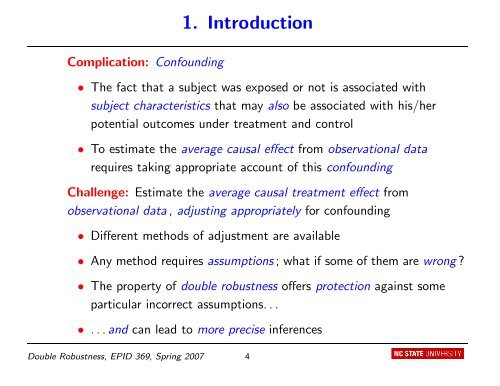 Double Robustness in Estimation of Causal Treatment Effects