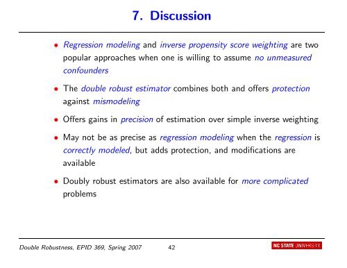 Double Robustness in Estimation of Causal Treatment Effects