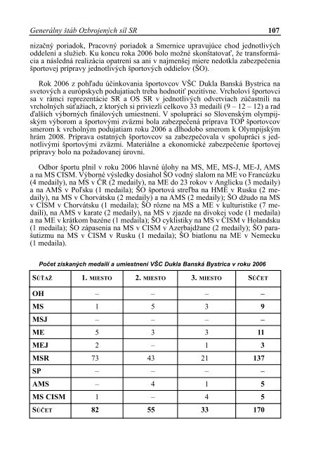 medzinÃ¡rodnÃ¡ spoluprÃ¡ca rezortu mo sr v roku 2006 - Ministerstvo ...