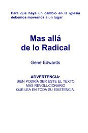 Mas allÃ¡ de lo Radical - La Web Cristiana
