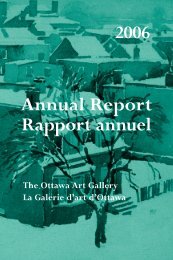 Lisez le rapport en format PDF - Ottawa Art Gallery