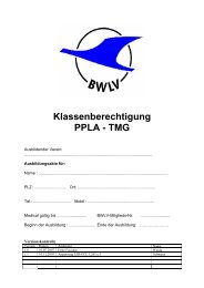 Ausbildungsprogramm TMG - Ausbildung im BWLV