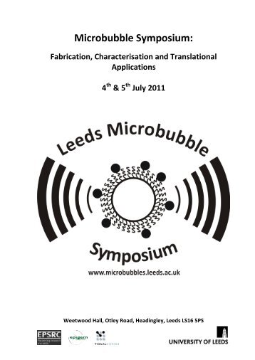 Microbubble Symposium: Fabrication, Characterisation and ...