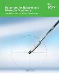 Download Brochure. - IBA Dosimetry