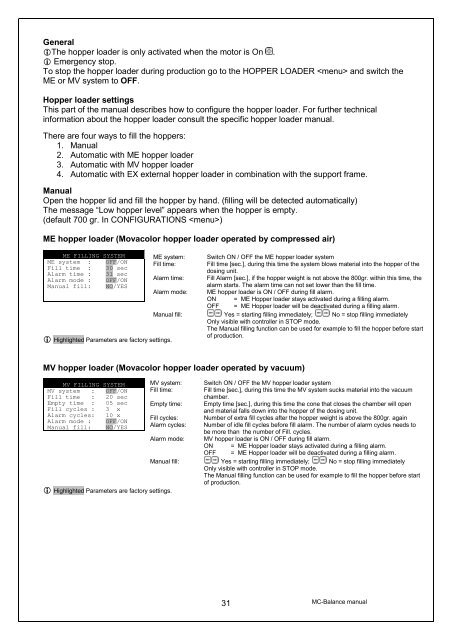 MC-Balance User Manual 4.0.UK.00