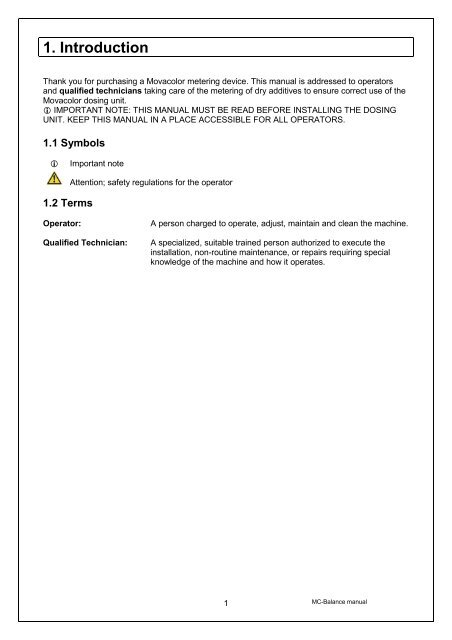 MC-Balance User Manual 4.0.UK.00