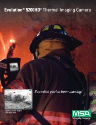 MSA Evolution 5200HD Thermal Imaging Camera - 5 Alarm Fire and ...