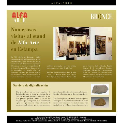 10-12 2-3 4 Un nuevo espacio para los artistas Un nuevo ... - Alfa Arte