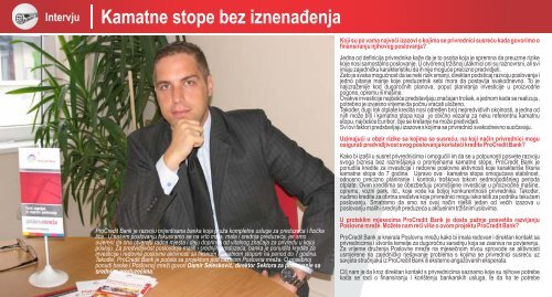 Newsletter Poslovne mreÅ¾e - ProCredit