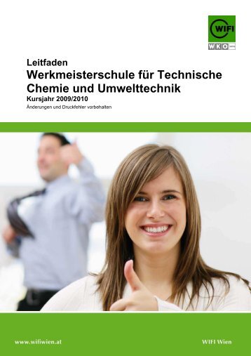 Leitfaden WMS Techn. Chemie 2009-10 - WIFI Wien