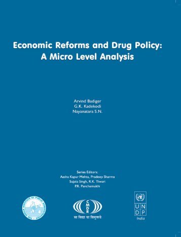 Economic Reforms and Drug Policy - Indian Institute of Public ...